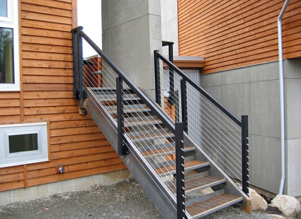 Cable handrails
