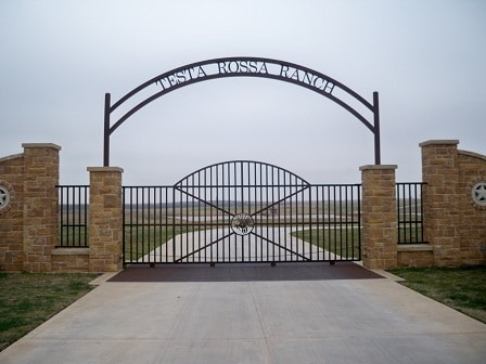 Large Iron Driveway gate protecting your estate
