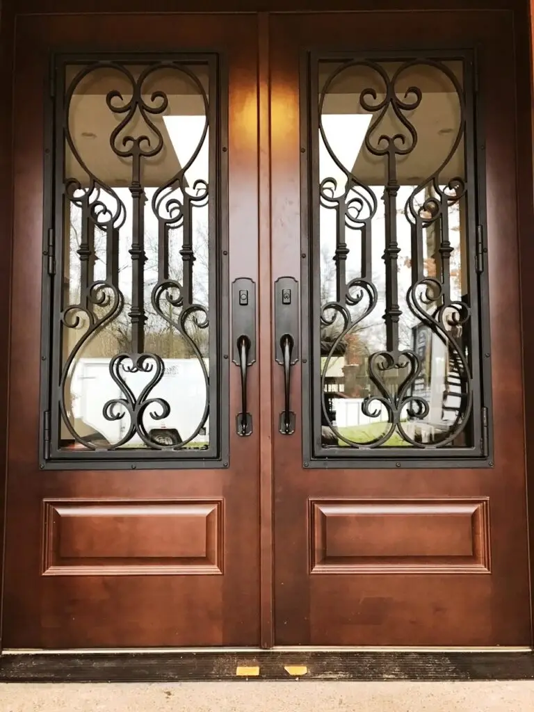 Wrought Iron Services - custom iron door