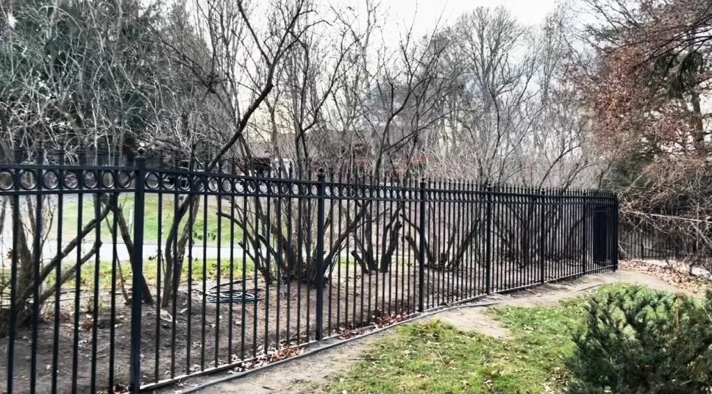 Wrought Iron Fence - Bloomington Iron fence